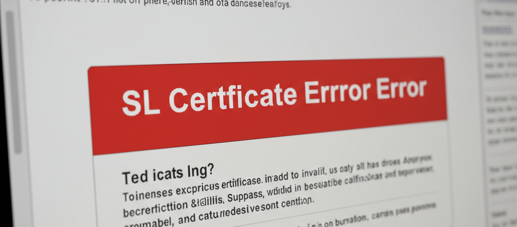 How to Handle SSL Certificate Errors