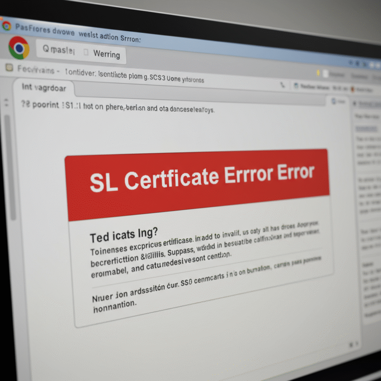 How to Handle SSL Certificate Errors